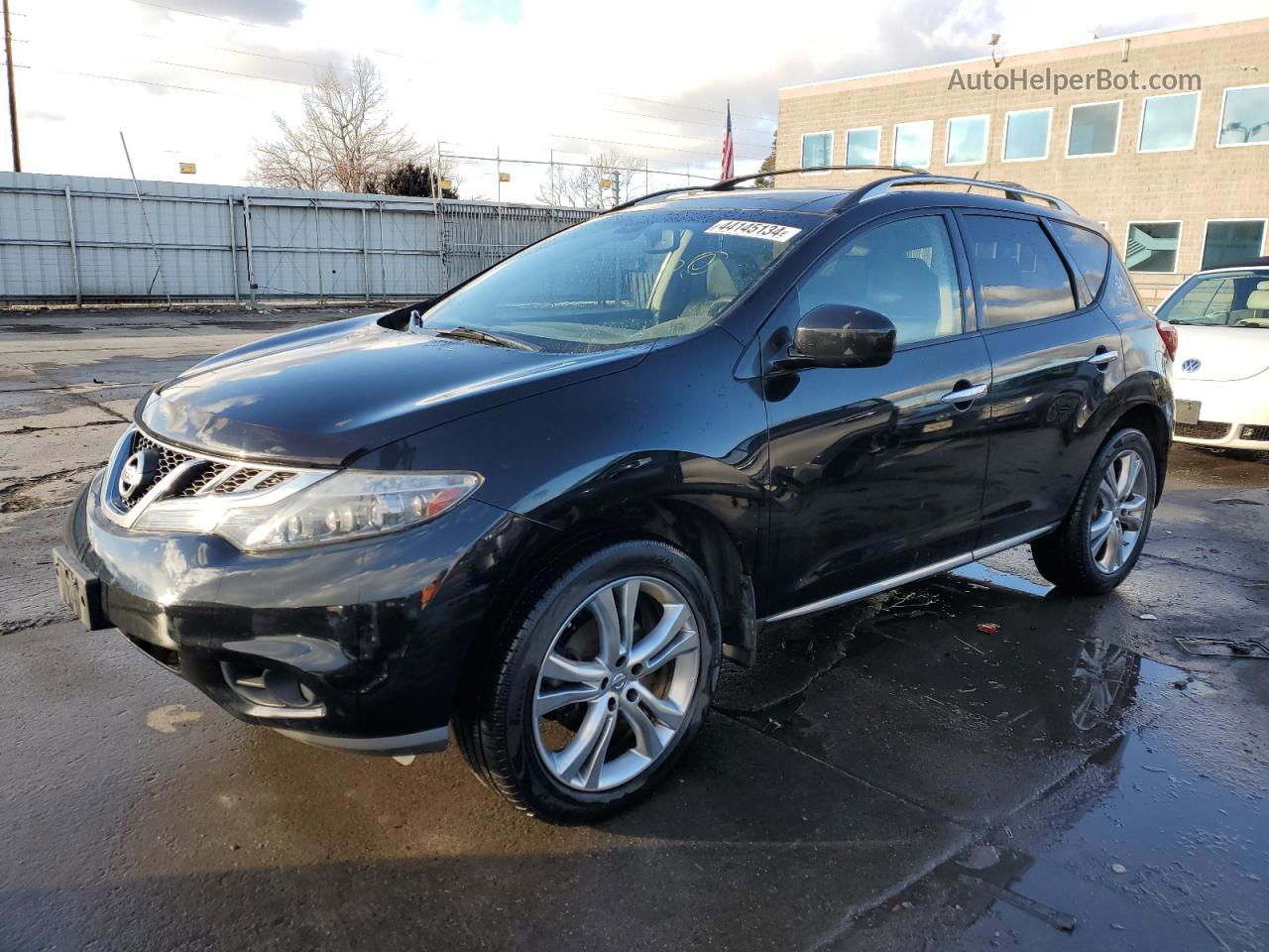 2011 Nissan Murano S Black vin: JN8AZ1MW2BW163008