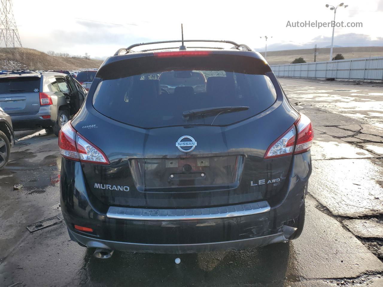 2011 Nissan Murano S Black vin: JN8AZ1MW2BW163008