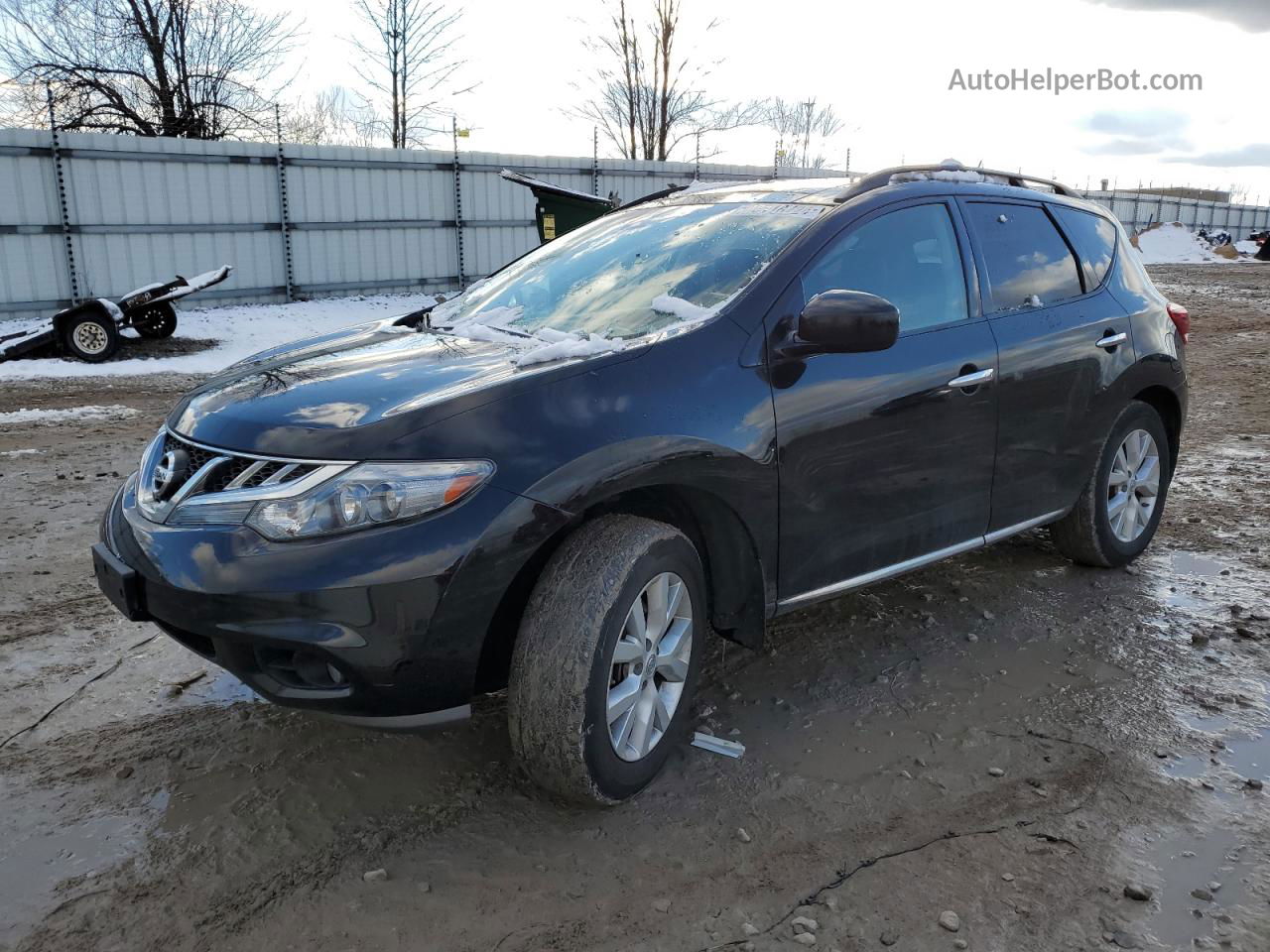 2011 Nissan Murano S Black vin: JN8AZ1MW2BW183940