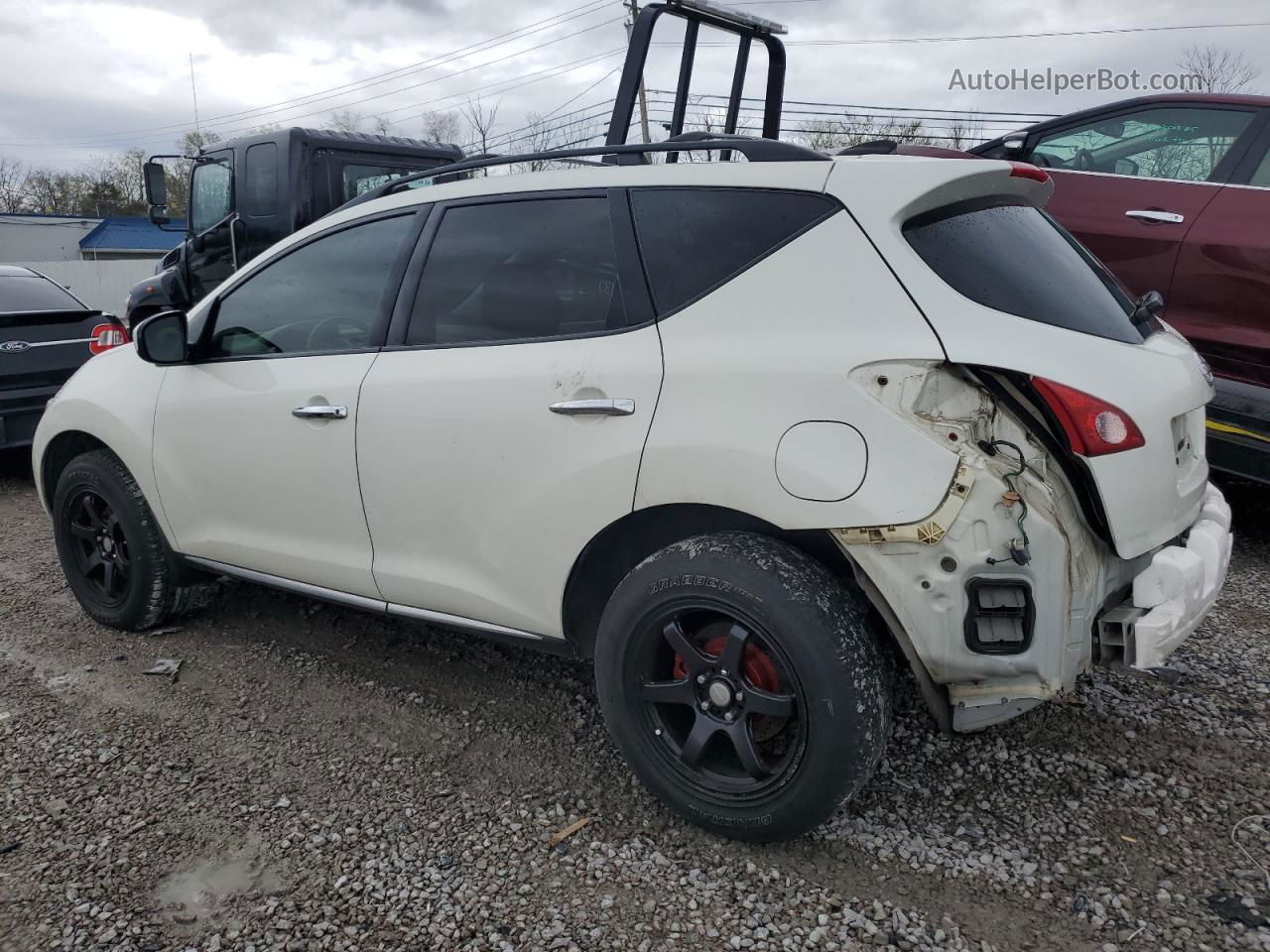 2010 Nissan Murano S White vin: JN8AZ1MW3AW101003