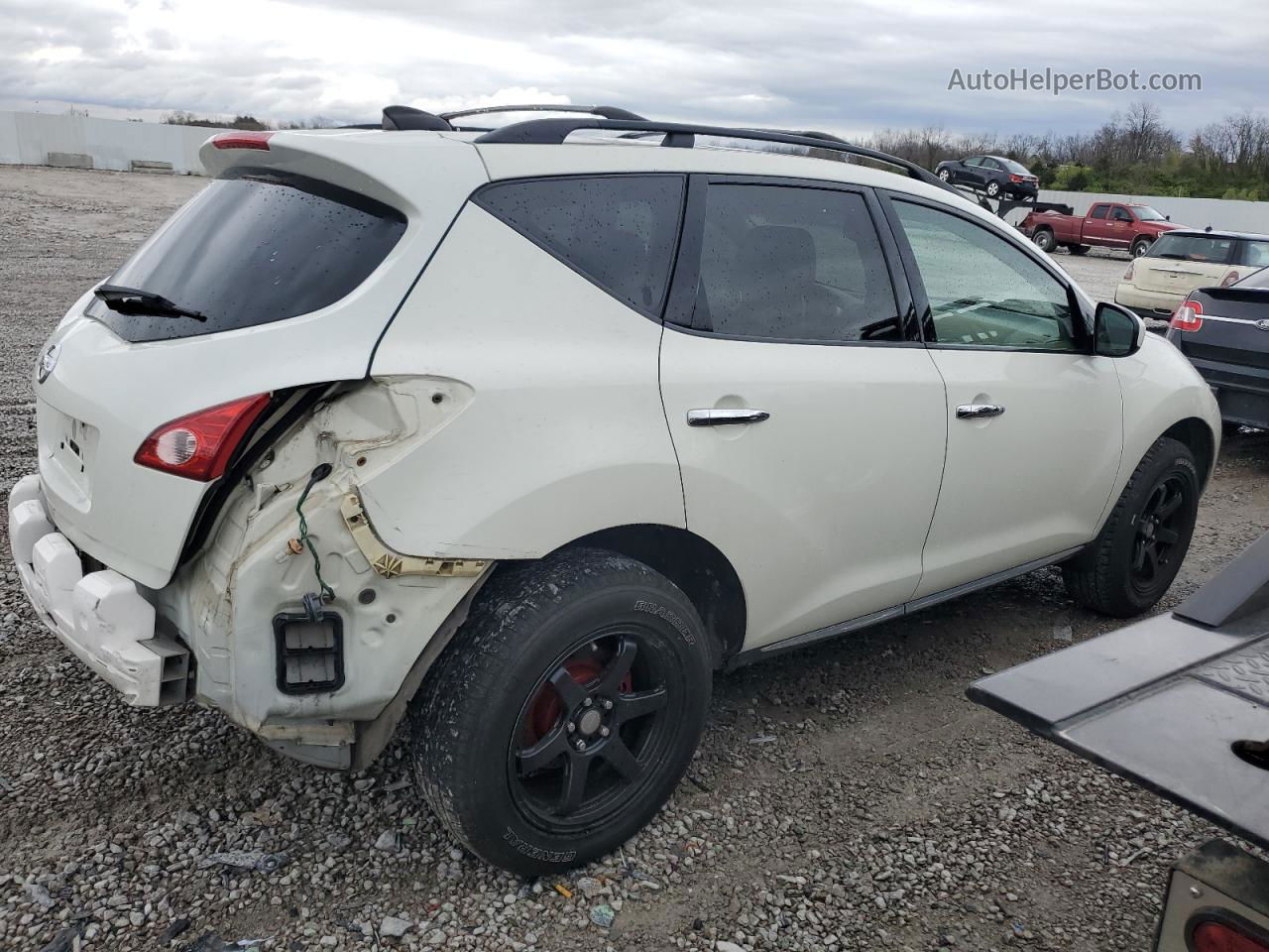 2010 Nissan Murano S White vin: JN8AZ1MW3AW101003