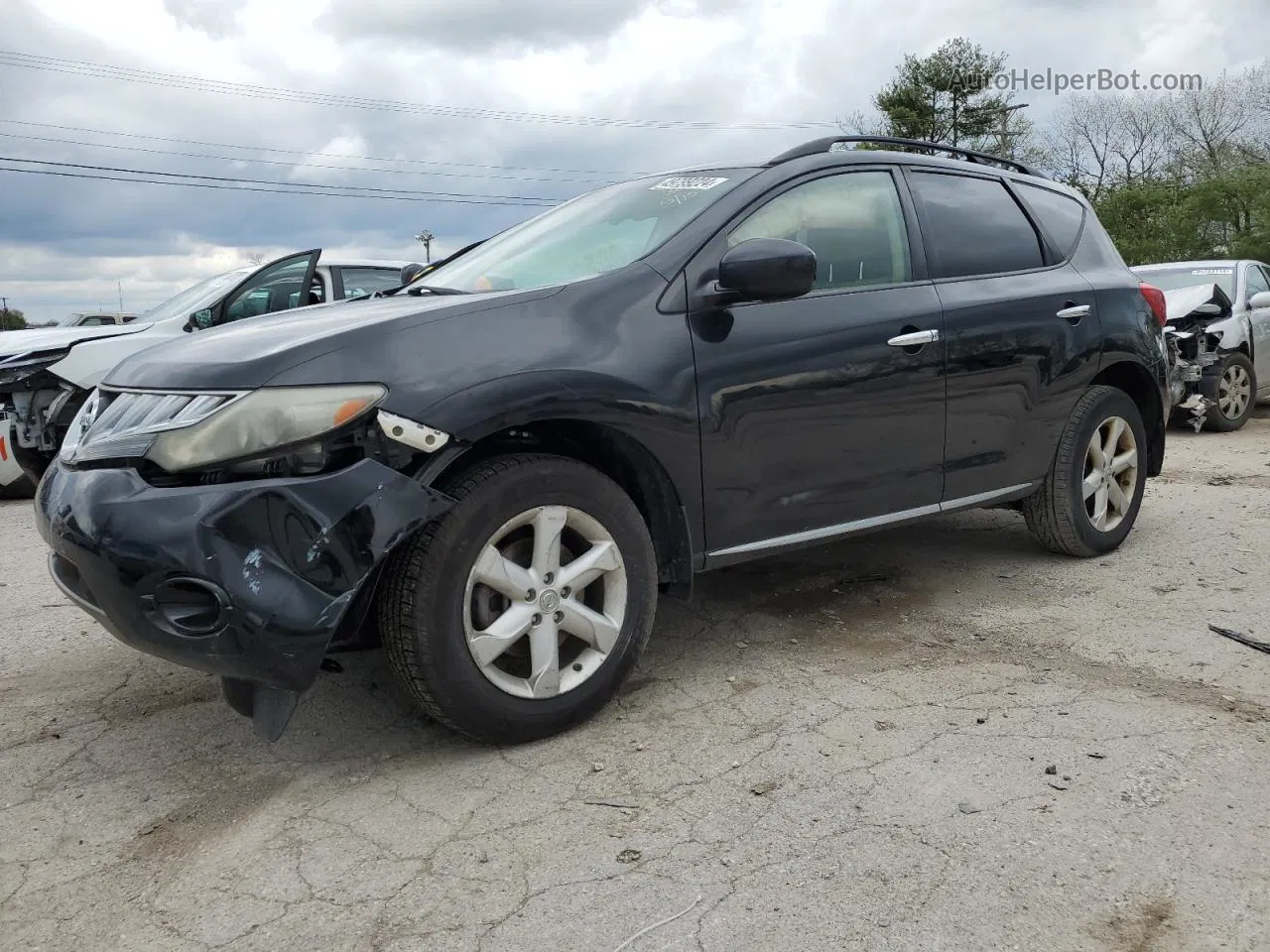 2010 Nissan Murano S Black vin: JN8AZ1MW3AW103088