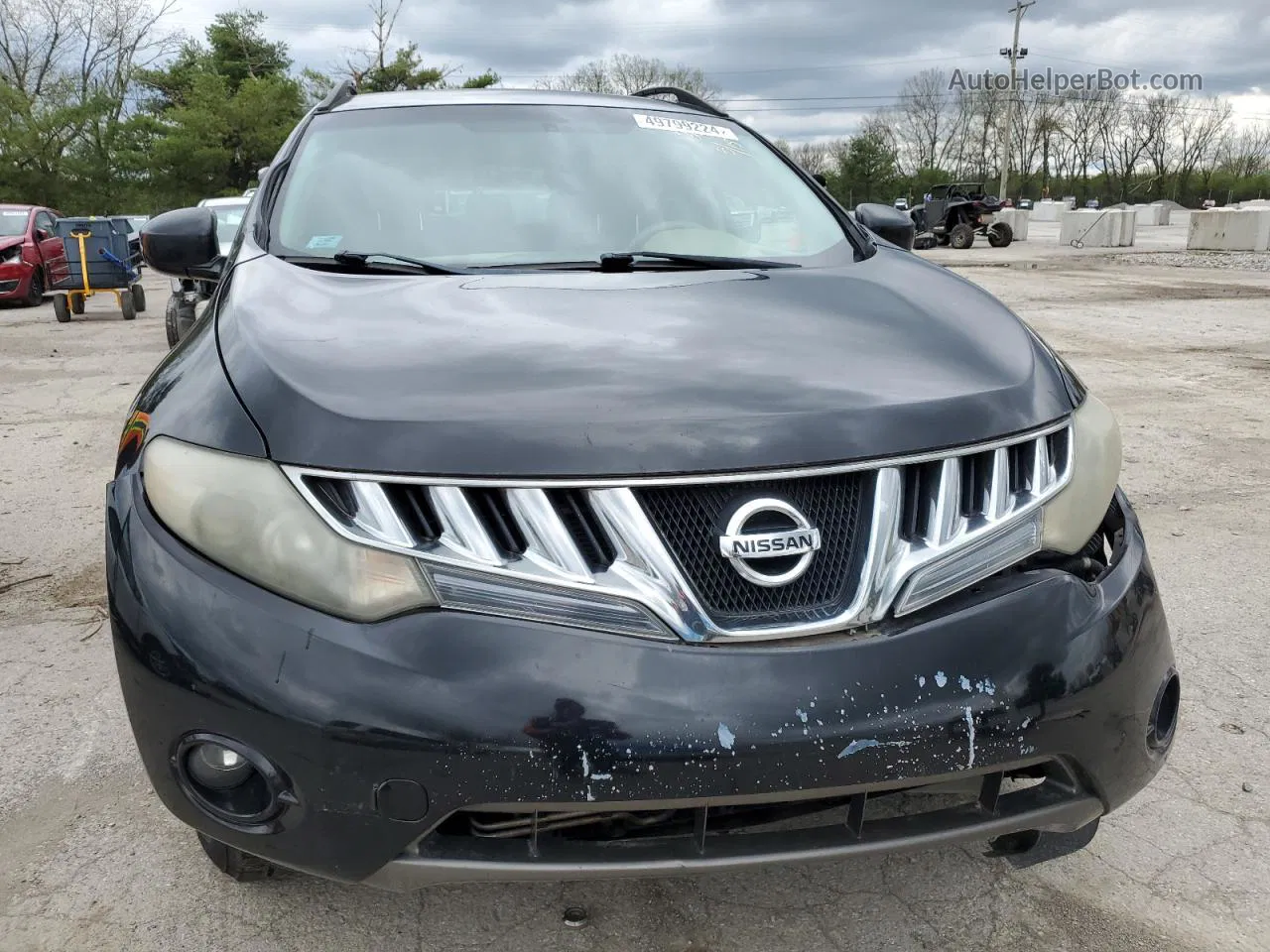 2010 Nissan Murano S Черный vin: JN8AZ1MW3AW103088