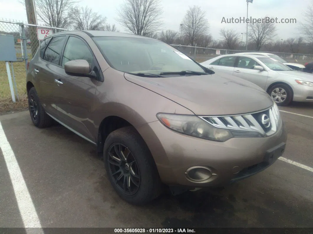 2010 Nissan Murano S Brown vin: JN8AZ1MW3AW103219