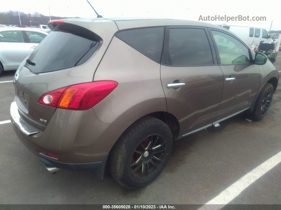 2010 Nissan Murano S Коричневый vin: JN8AZ1MW3AW103219