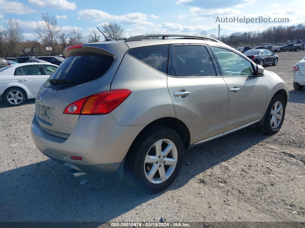 2010 Nissan Murano Sl Серый vin: JN8AZ1MW3AW105262