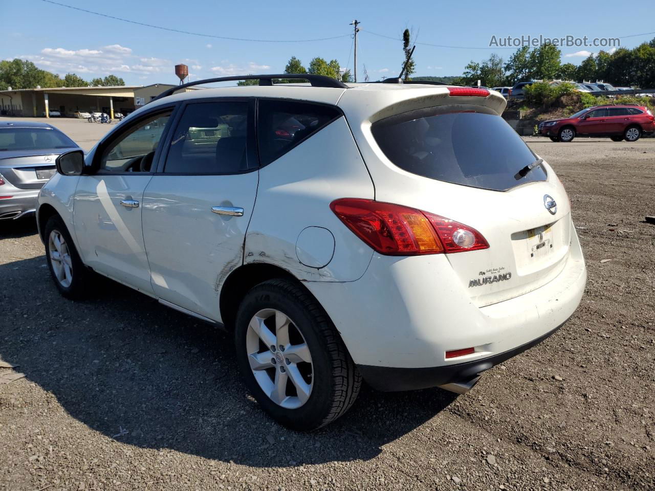 2010 Nissan Murano S White vin: JN8AZ1MW3AW107934