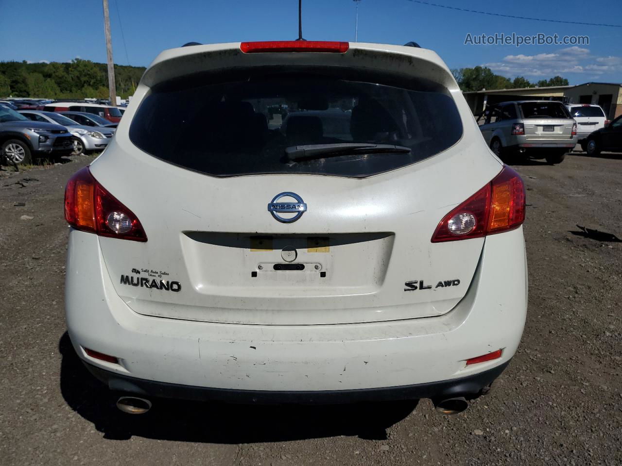 2010 Nissan Murano S White vin: JN8AZ1MW3AW107934