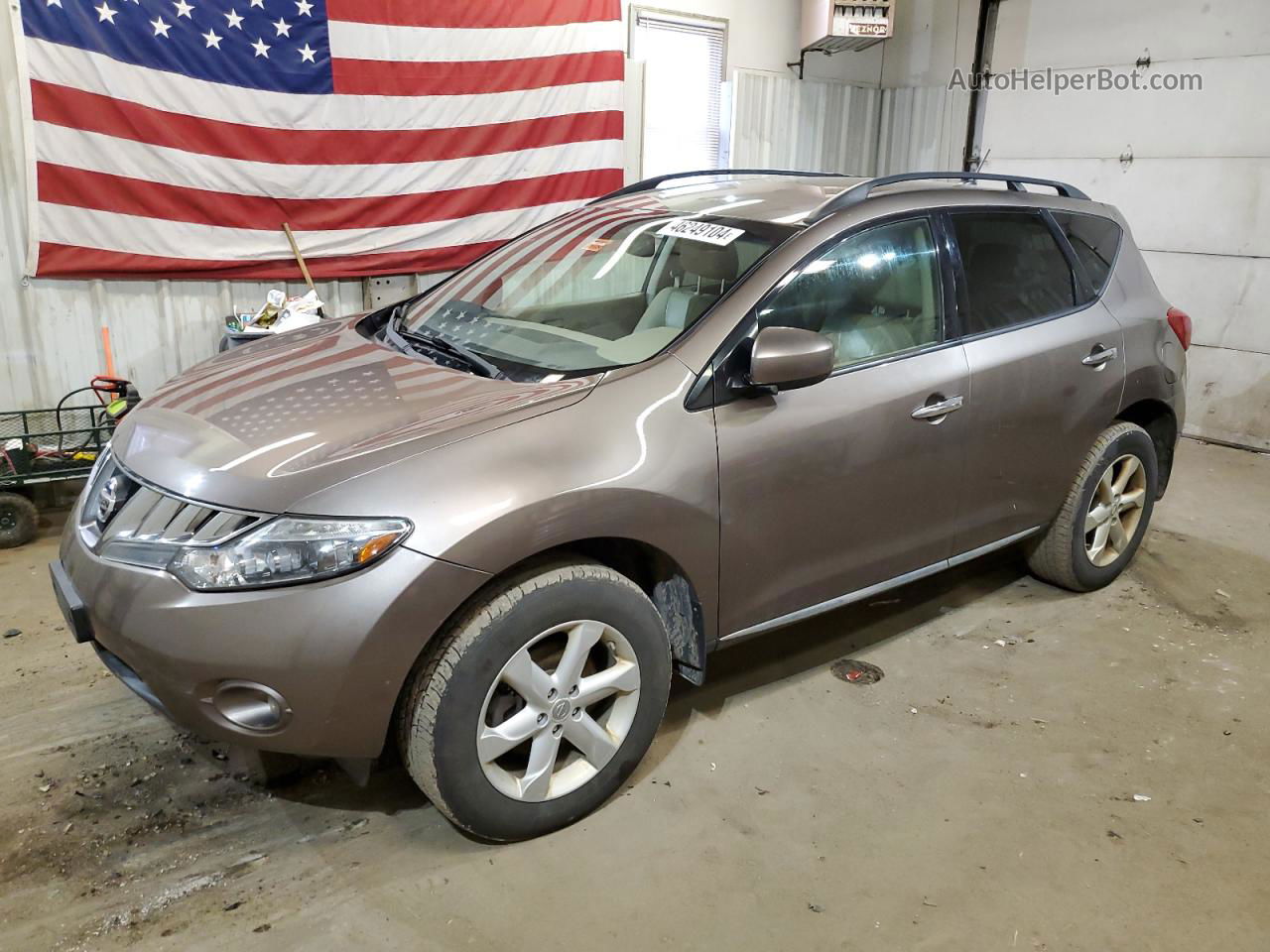 2010 Nissan Murano S Коричневый vin: JN8AZ1MW3AW108534