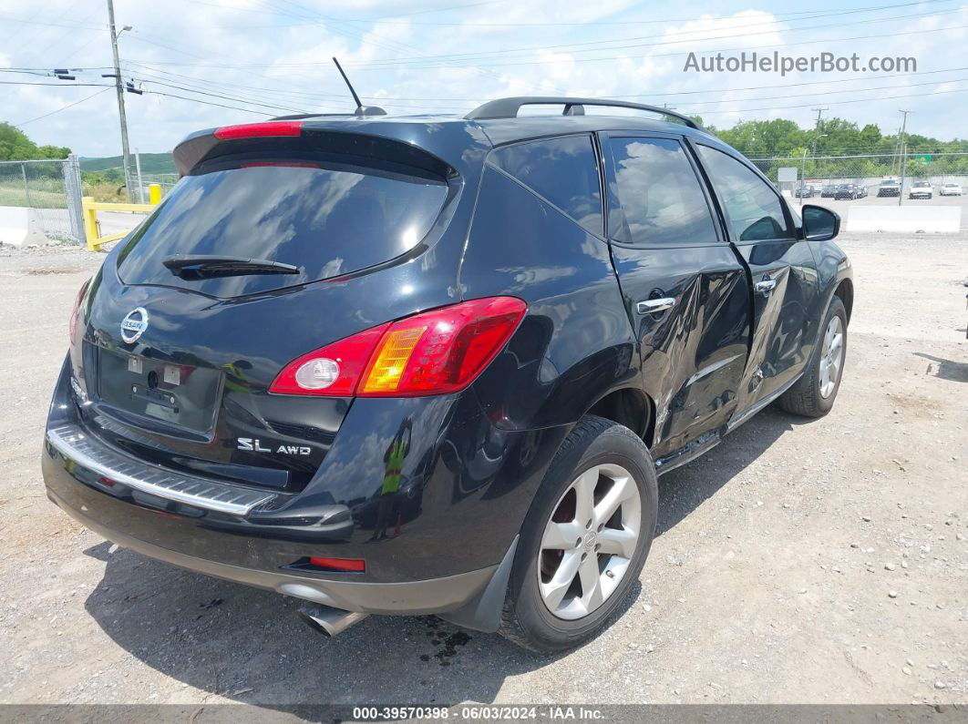 2010 Nissan Murano Sl Black vin: JN8AZ1MW3AW109909