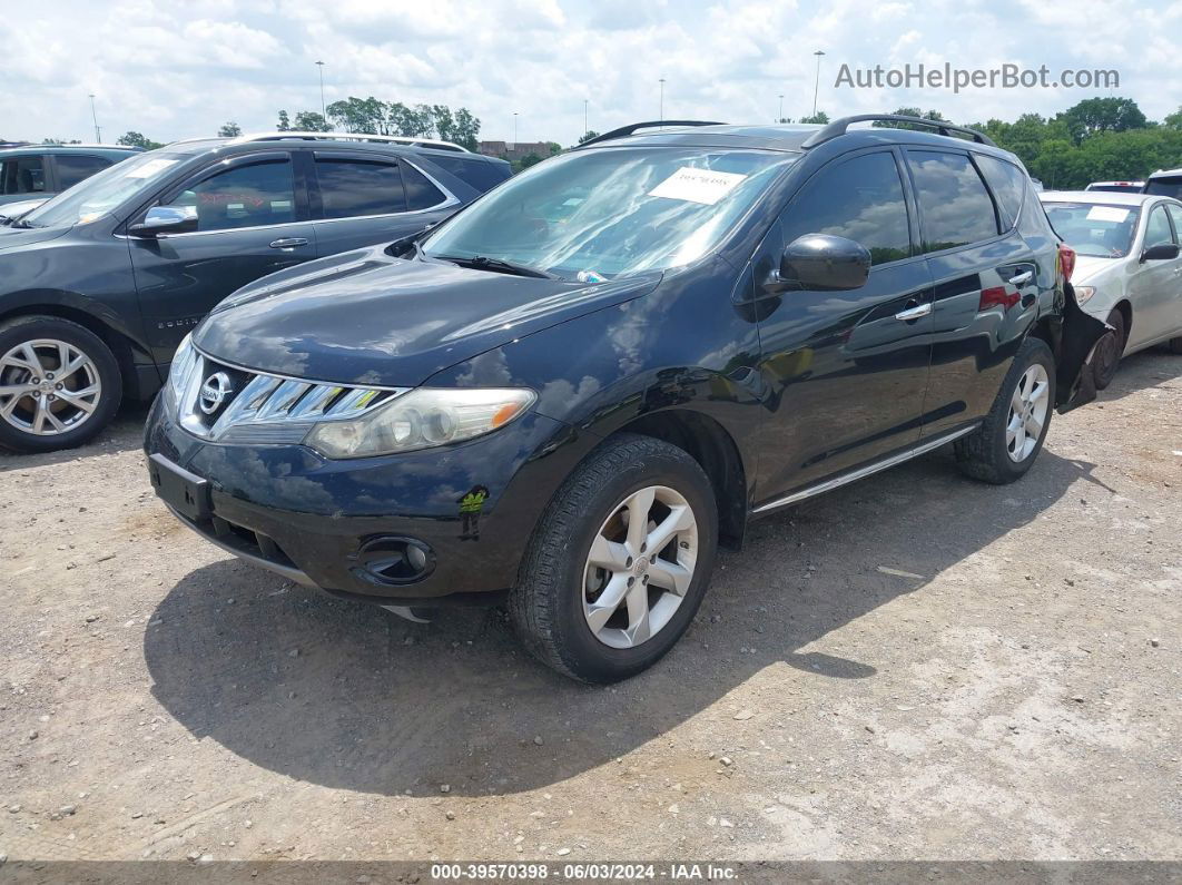 2010 Nissan Murano Sl Black vin: JN8AZ1MW3AW109909