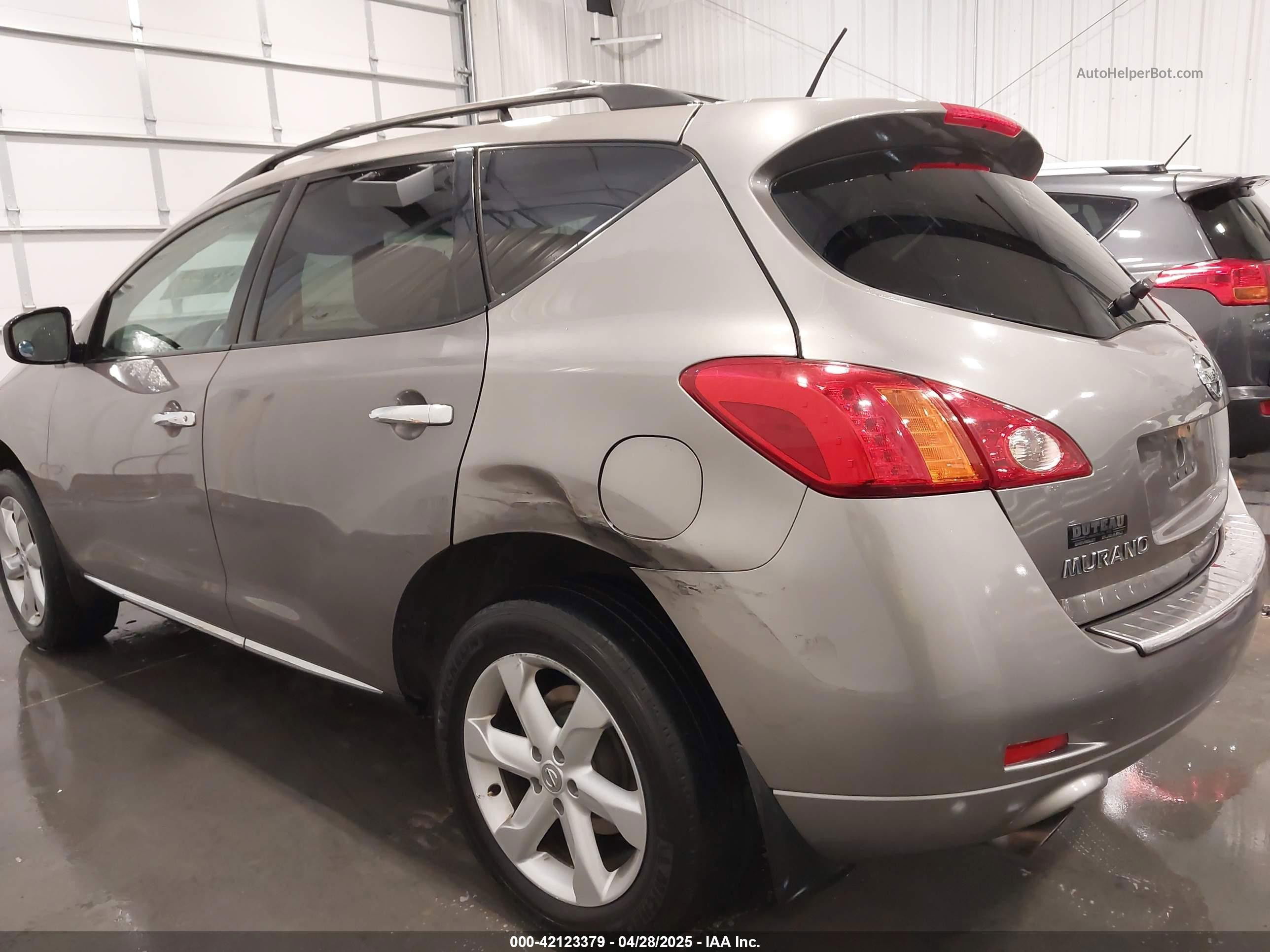 2010 Nissan Murano Sl Серый vin: JN8AZ1MW3AW118917