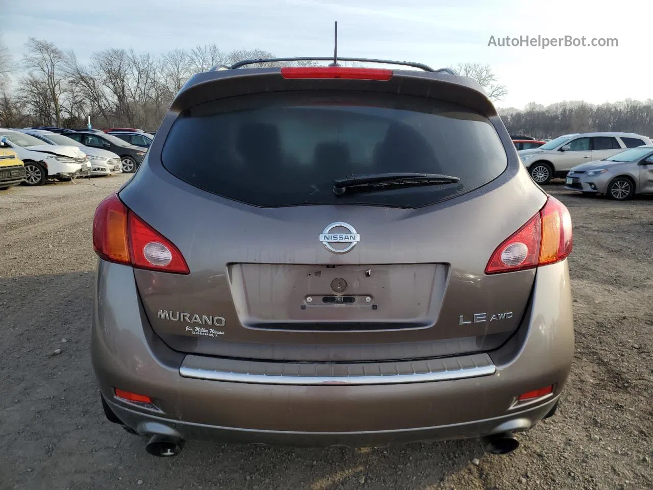 2010 Nissan Murano S Коричневый vin: JN8AZ1MW3AW119744