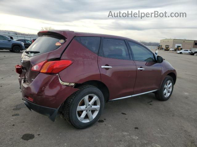 2010 Nissan Murano S Бордовый vin: JN8AZ1MW3AW120232