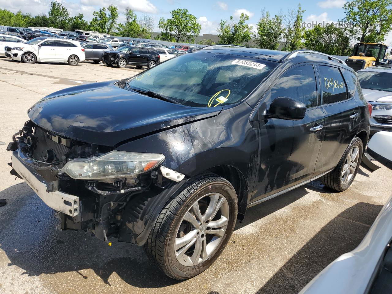 2010 Nissan Murano S Black vin: JN8AZ1MW3AW130839