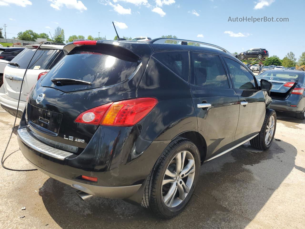 2010 Nissan Murano S Black vin: JN8AZ1MW3AW130839
