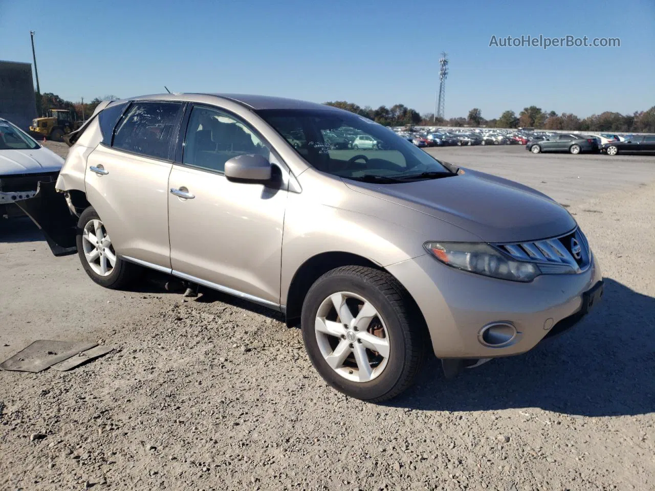 2010 Nissan Murano S Silver vin: JN8AZ1MW3AW132803