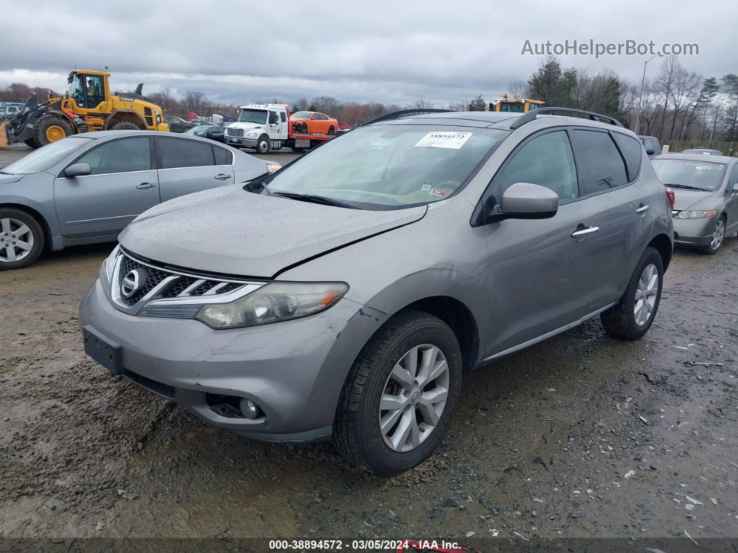 2011 Nissan Murano Sl Gray vin: JN8AZ1MW3BW180710