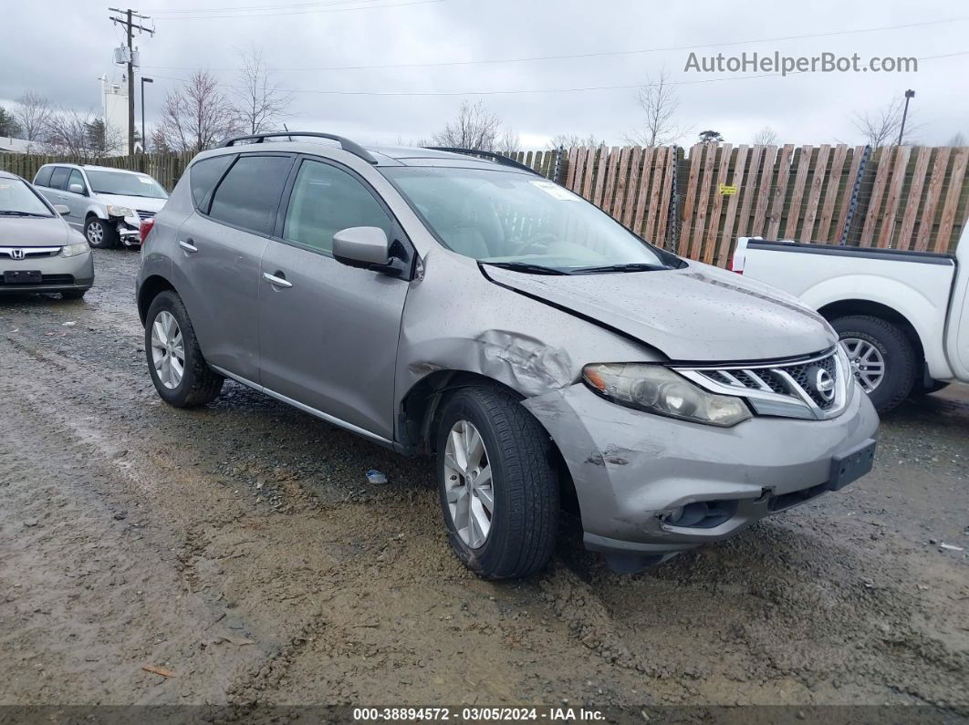 2011 Nissan Murano Sl Gray vin: JN8AZ1MW3BW180710