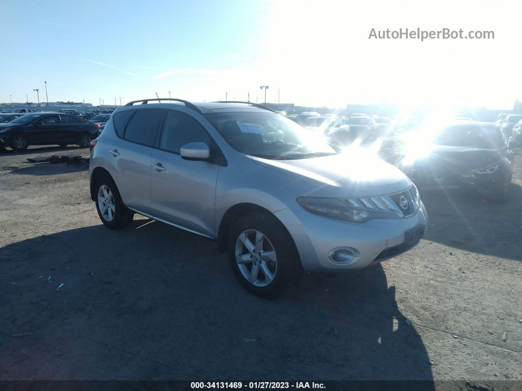 2010 Nissan Murano Sl Silver vin: JN8AZ1MW4AW100488