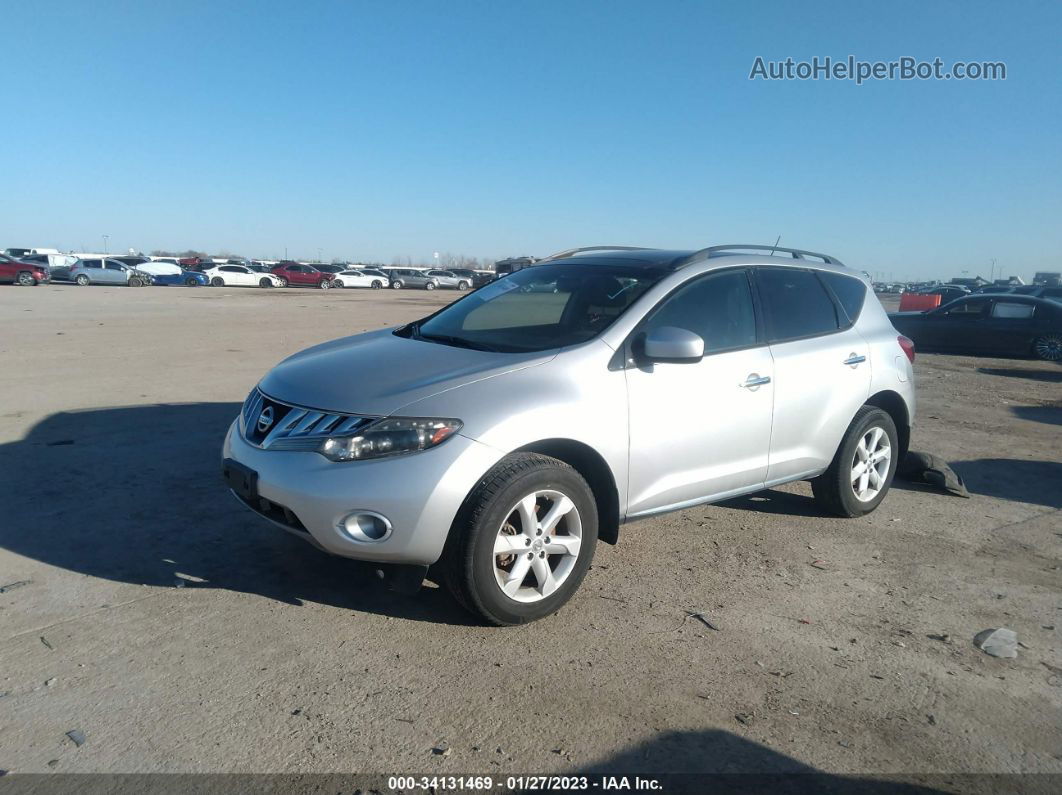 2010 Nissan Murano Sl Silver vin: JN8AZ1MW4AW100488