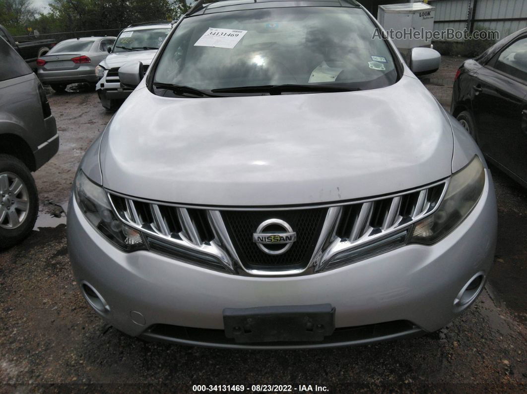 2010 Nissan Murano Sl Серебряный vin: JN8AZ1MW4AW100488