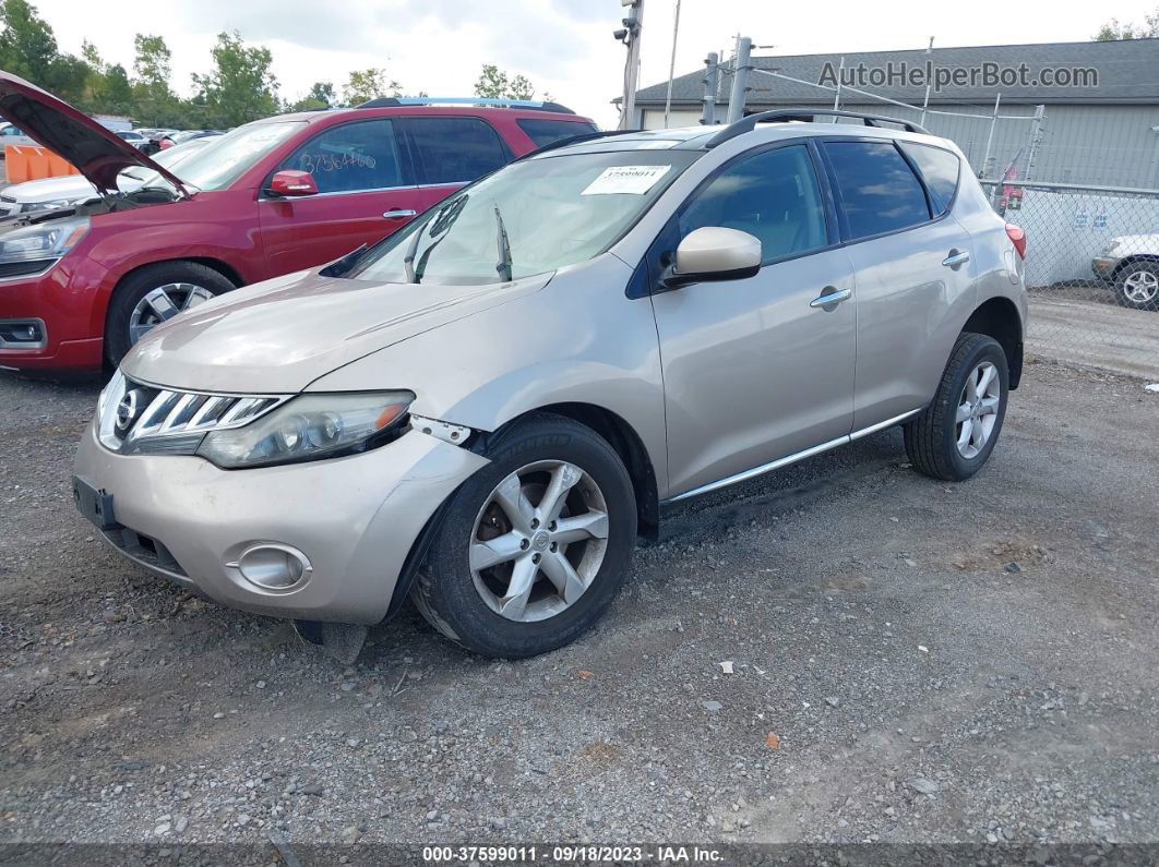 2010 Nissan Murano Sl Шампань vin: JN8AZ1MW4AW115086