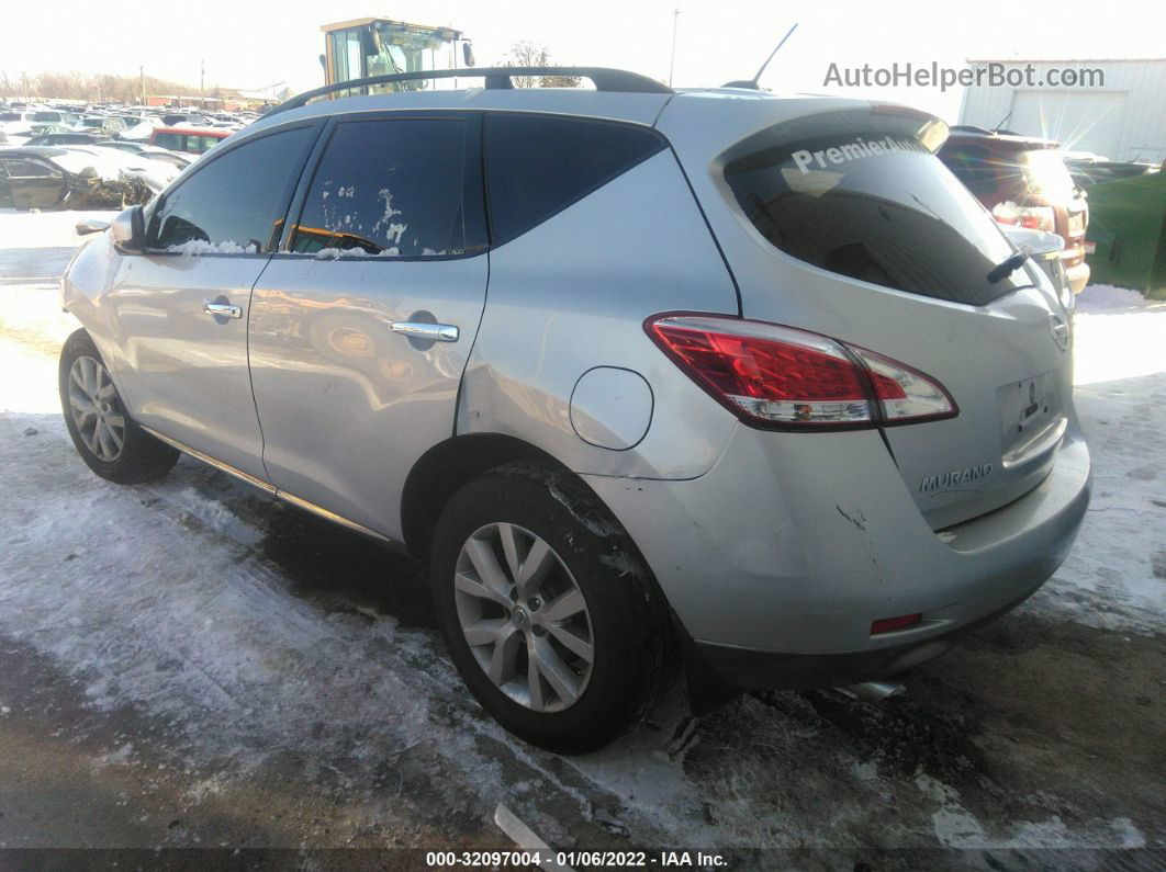 2011 Nissan Murano Sv Silver vin: JN8AZ1MW4BW150177