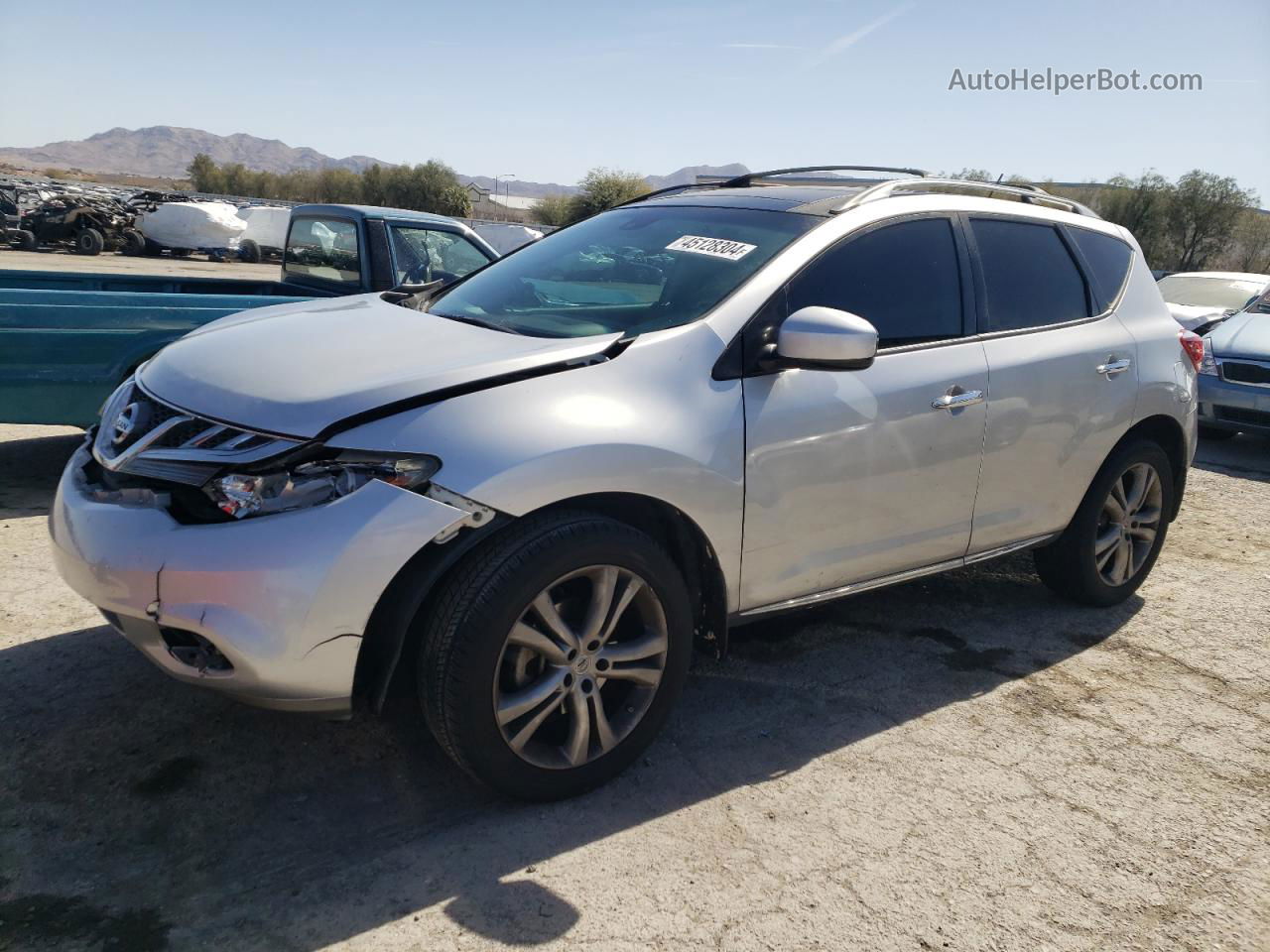 2011 Nissan Murano S Silver vin: JN8AZ1MW4BW178108