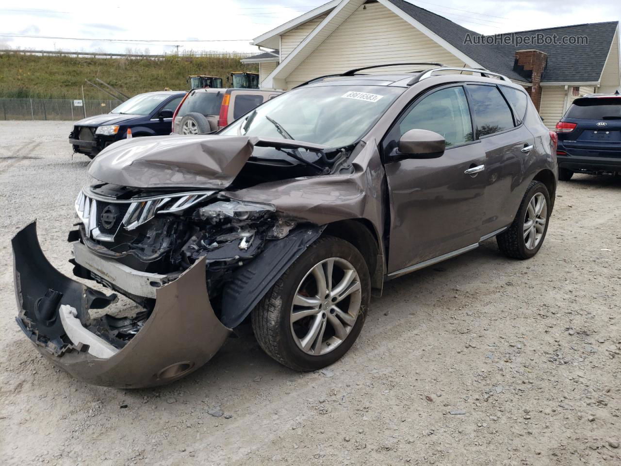 2010 Nissan Murano S Tan vin: JN8AZ1MW5AW107952