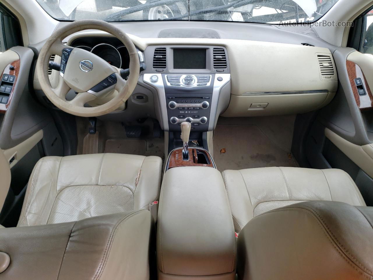 2010 Nissan Murano S Желто-коричневый vin: JN8AZ1MW5AW107952