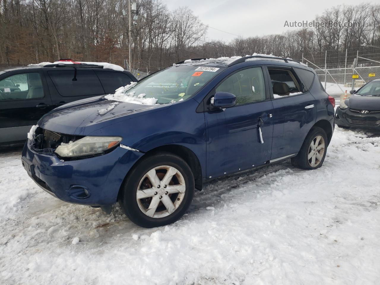 2010 Nissan Murano S Blue vin: JN8AZ1MW5AW108521