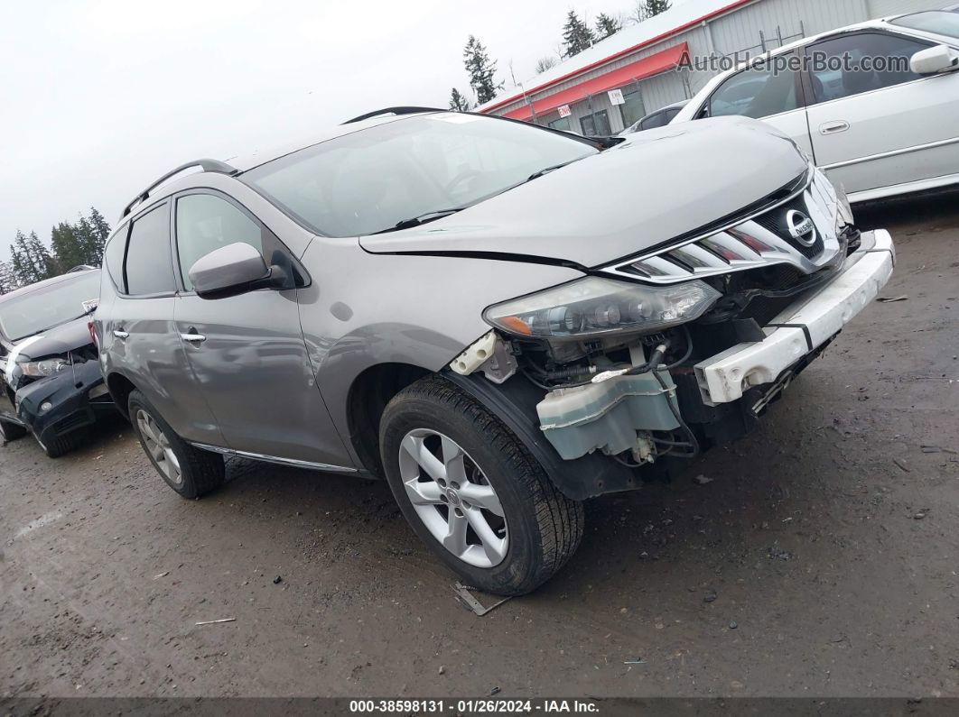 2010 Nissan Murano Sl Gray vin: JN8AZ1MW5AW115520