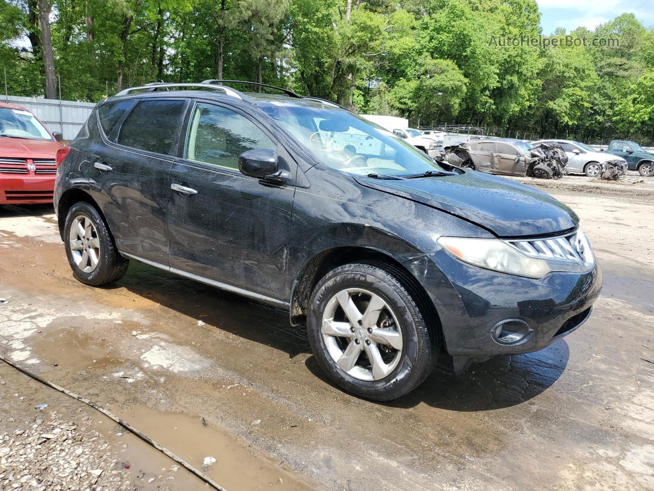 2010 Nissan Murano S Black vin: JN8AZ1MW5AW127487