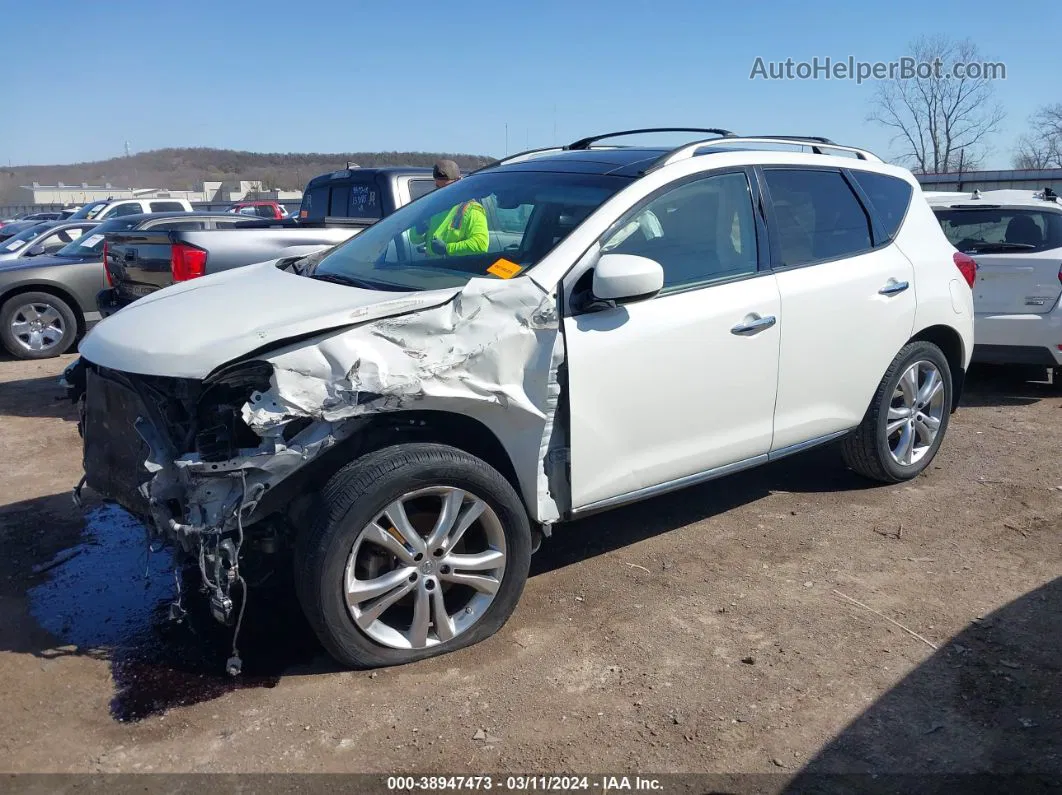 2010 Nissan Murano Le Белый vin: JN8AZ1MW5AW135928