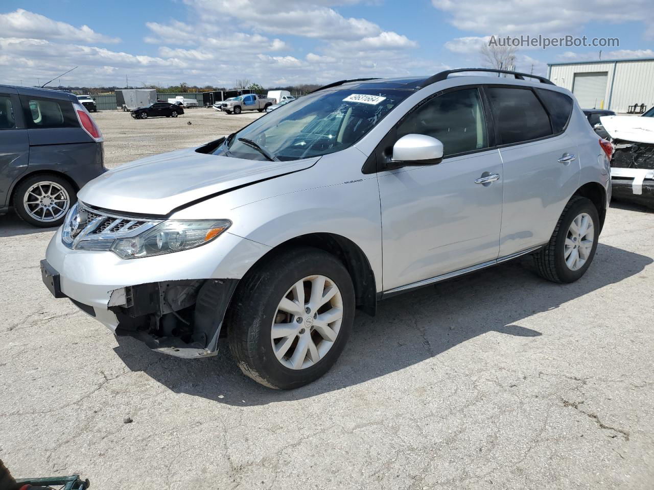 2011 Nissan Murano S Серебряный vin: JN8AZ1MW5BW150771