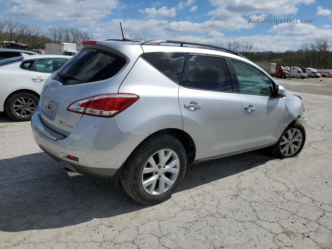 2011 Nissan Murano S Серебряный vin: JN8AZ1MW5BW150771