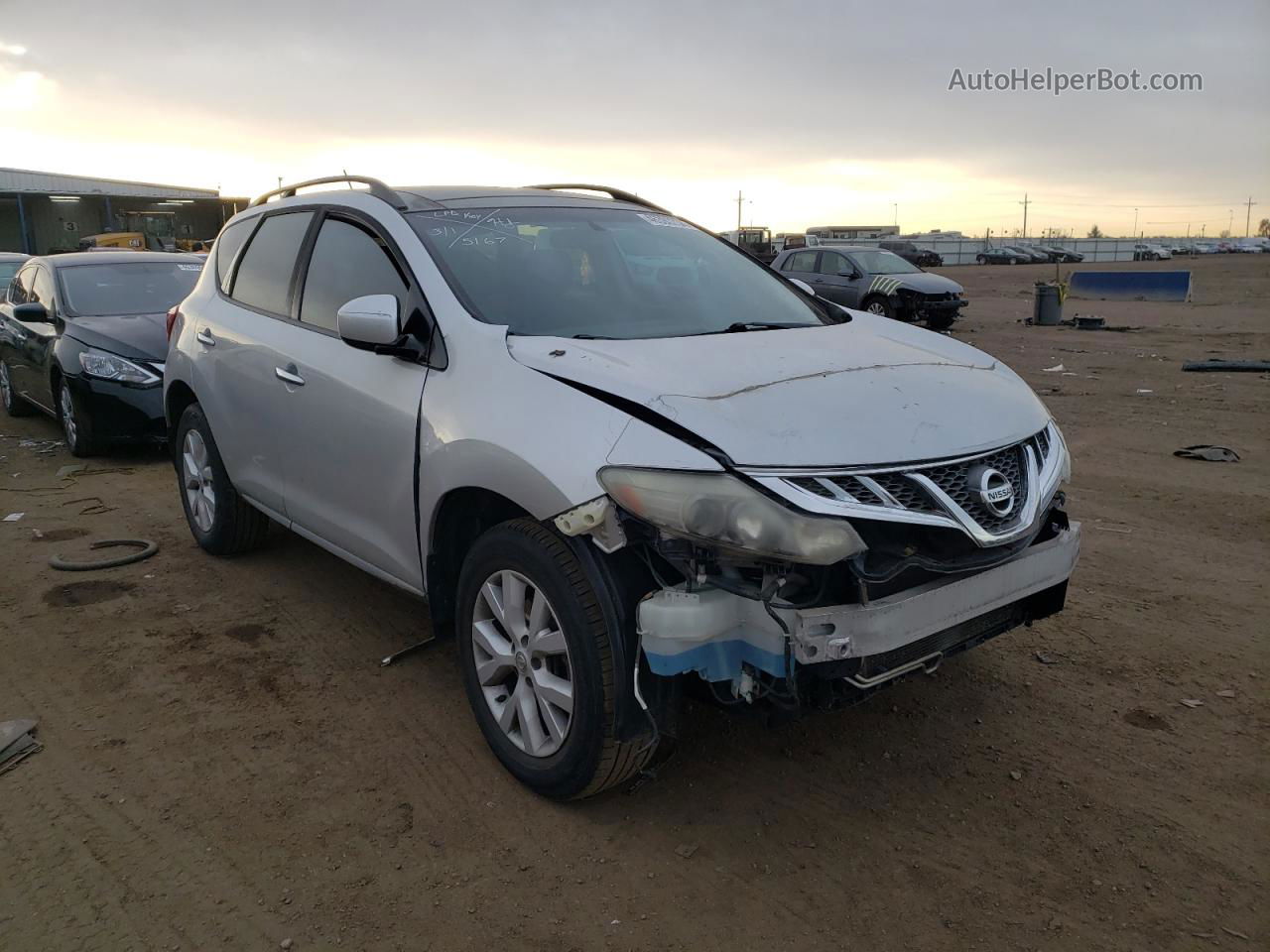 2011 Nissan Murano S Silver vin: JN8AZ1MW5BW175167