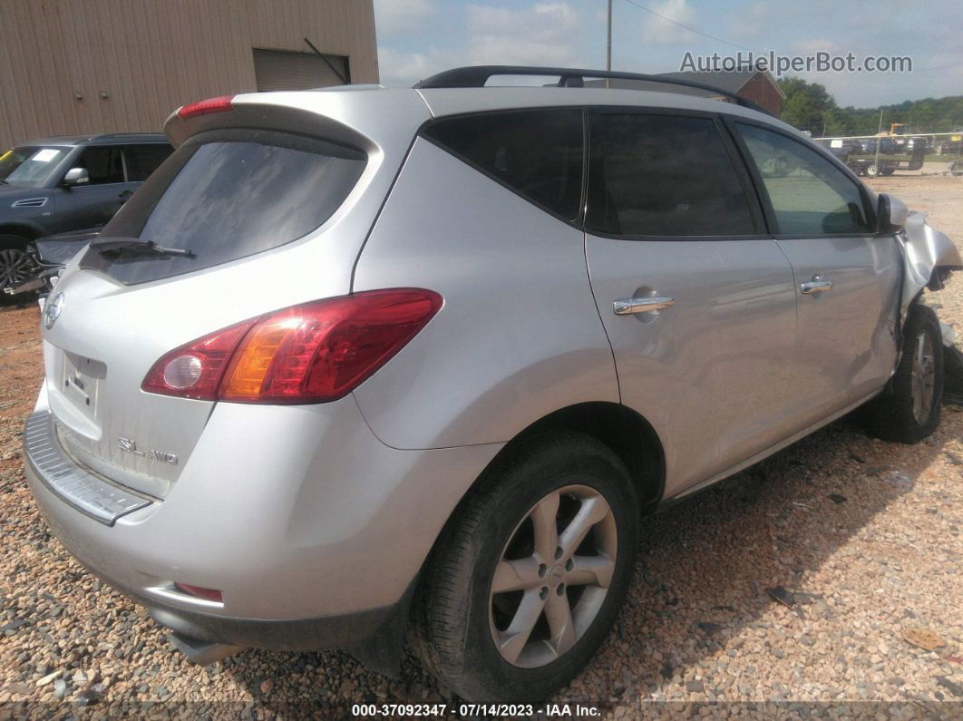 2010 Nissan Murano Sl Серебряный vin: JN8AZ1MW6AW107653