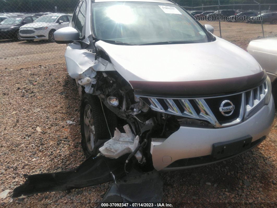 2010 Nissan Murano Sl Серебряный vin: JN8AZ1MW6AW107653