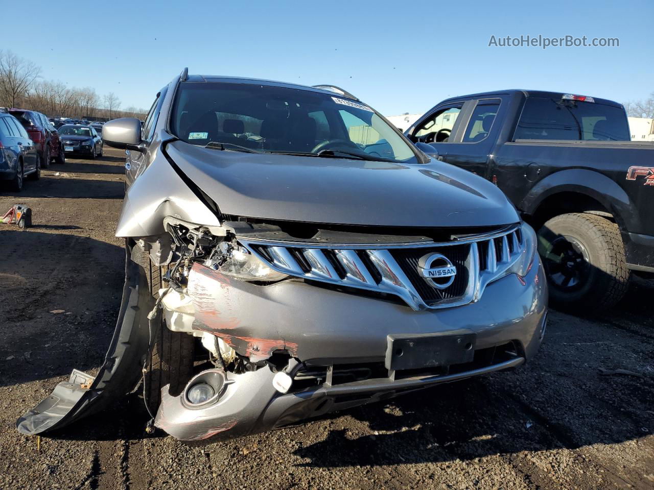 2010 Nissan Murano S Серый vin: JN8AZ1MW6AW108821