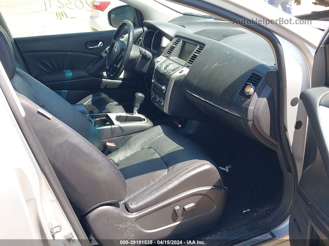 2010 Nissan Murano Sl Silver vin: JN8AZ1MW6AW111105