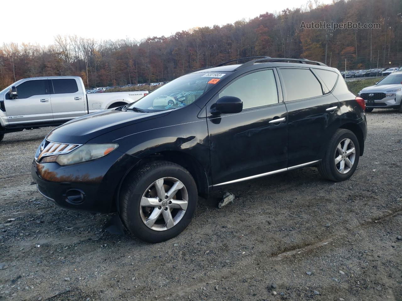 2010 Nissan Murano S Black vin: JN8AZ1MW6AW120239