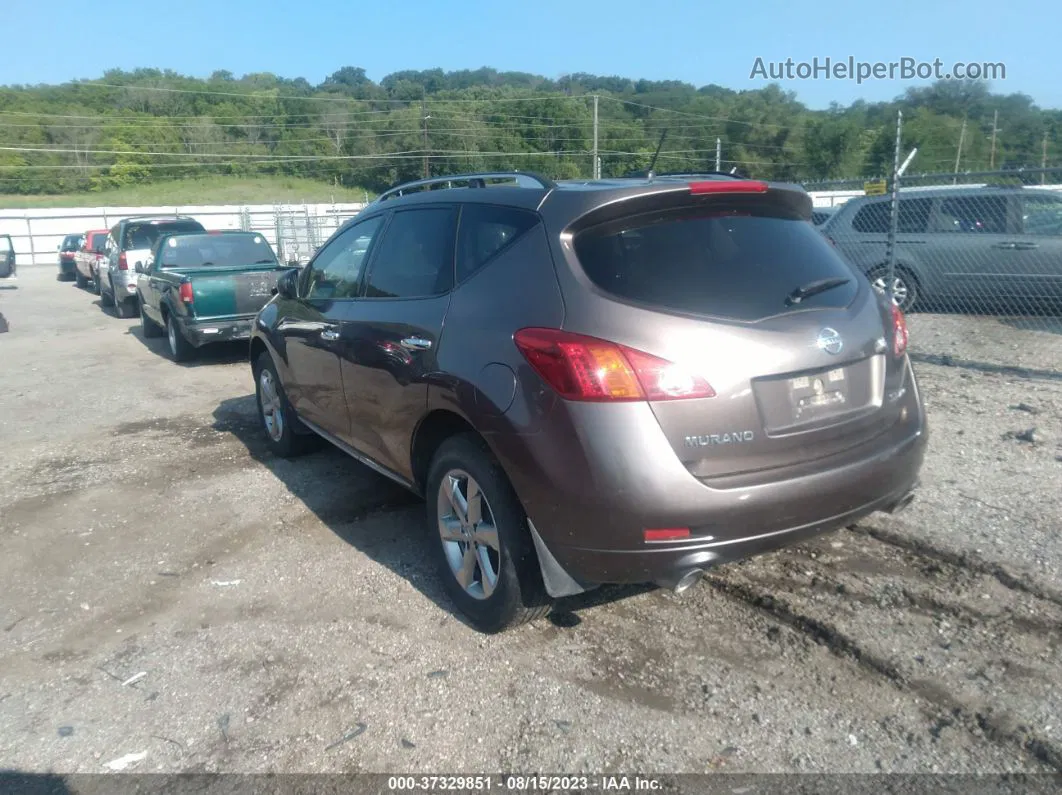 2010 Nissan Murano Sl Brown vin: JN8AZ1MW6AW129751