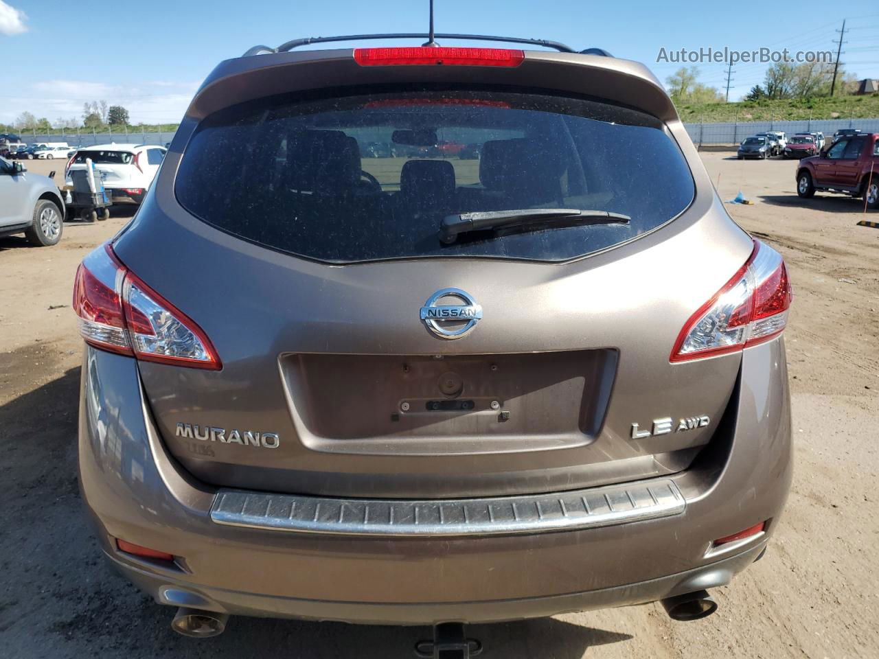 2011 Nissan Murano S Brown vin: JN8AZ1MW6BW150553