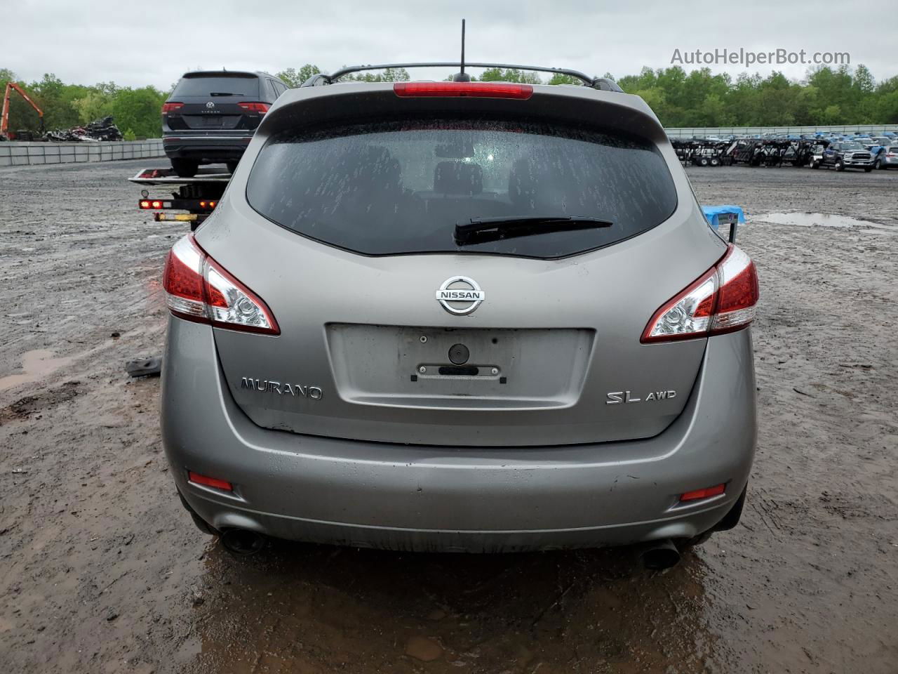 2011 Nissan Murano S Silver vin: JN8AZ1MW6BW182709