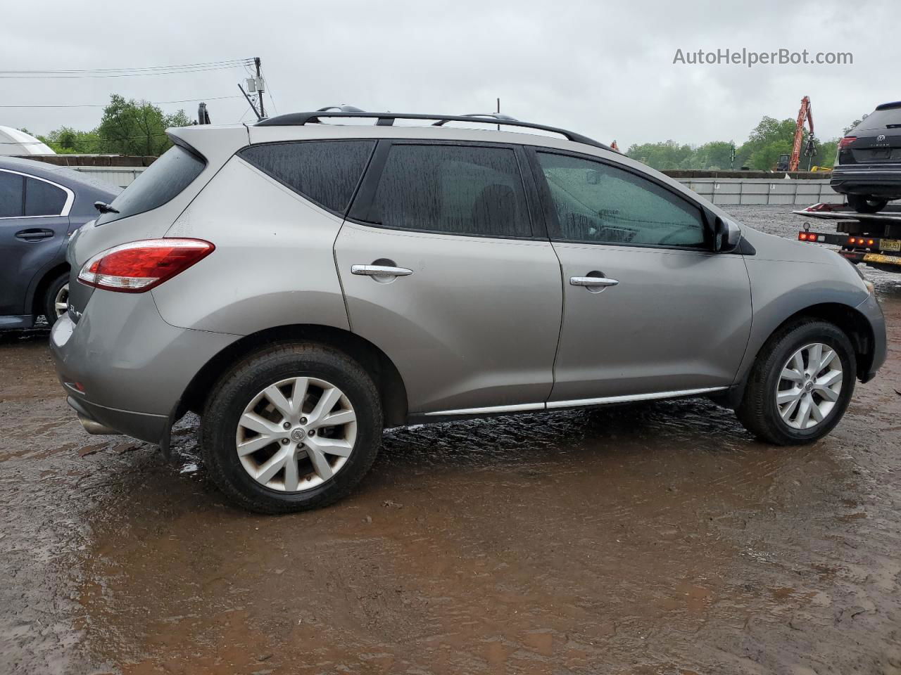 2011 Nissan Murano S Silver vin: JN8AZ1MW6BW182709