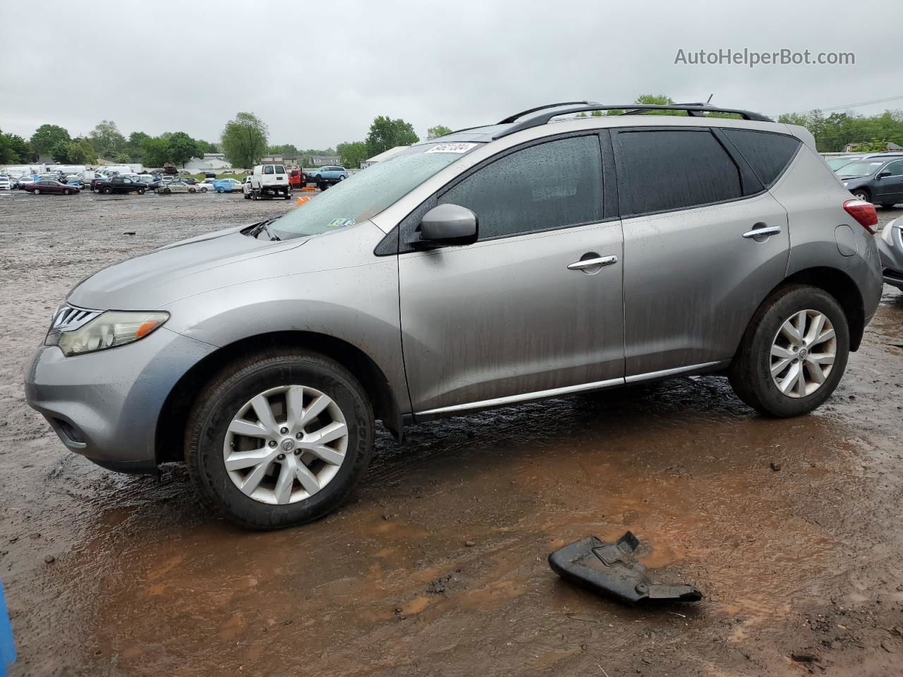 2011 Nissan Murano S Silver vin: JN8AZ1MW6BW182709