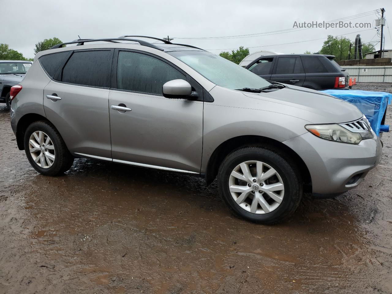 2011 Nissan Murano S Silver vin: JN8AZ1MW6BW182709