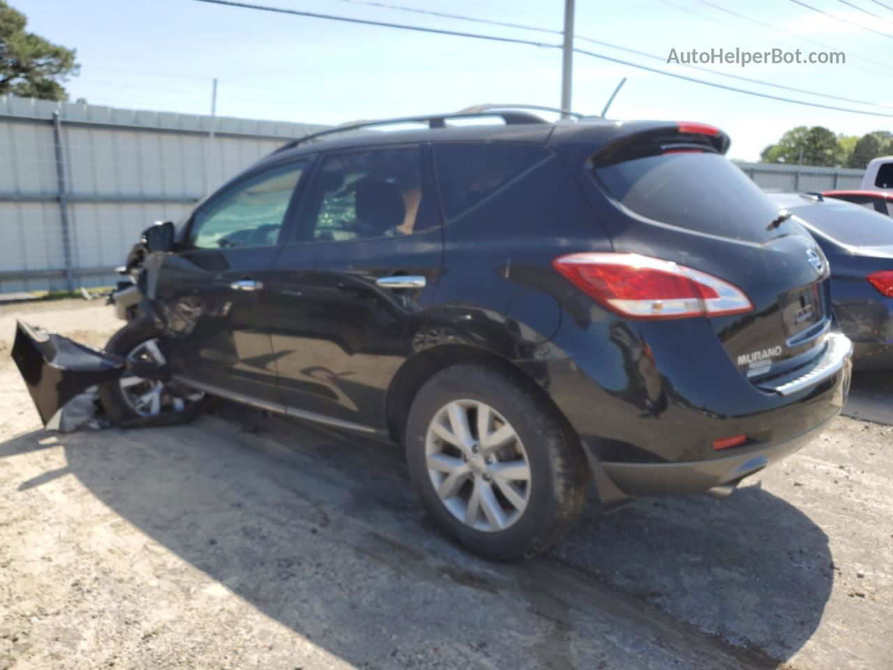 2011 Nissan Murano S Black vin: JN8AZ1MW6BW185013